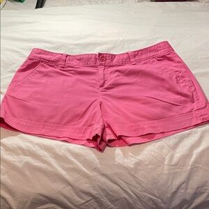 Lilly Pulitzer Bright Pink Cotton Bermuda Shorts